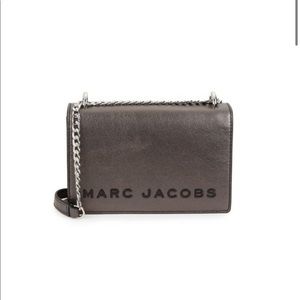 Marc Jacobs Double Take Metallic Leather Convertible Crossbody - like new!